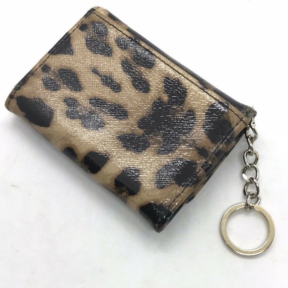 14th Union Wallet Genuine Leather Tan Leopard - Picture 6 of 8